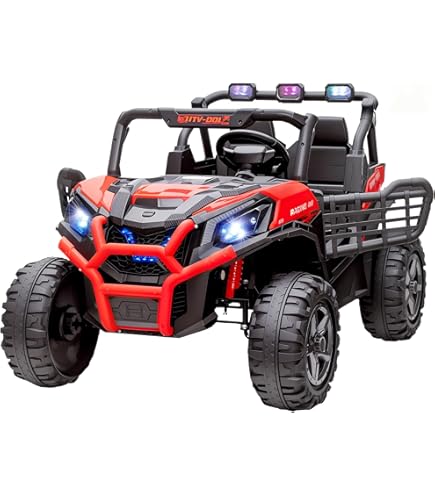 Amazon.com: ANRLI 24V Ride on Car, 2 Seater XL Off-Road UTV w/4
